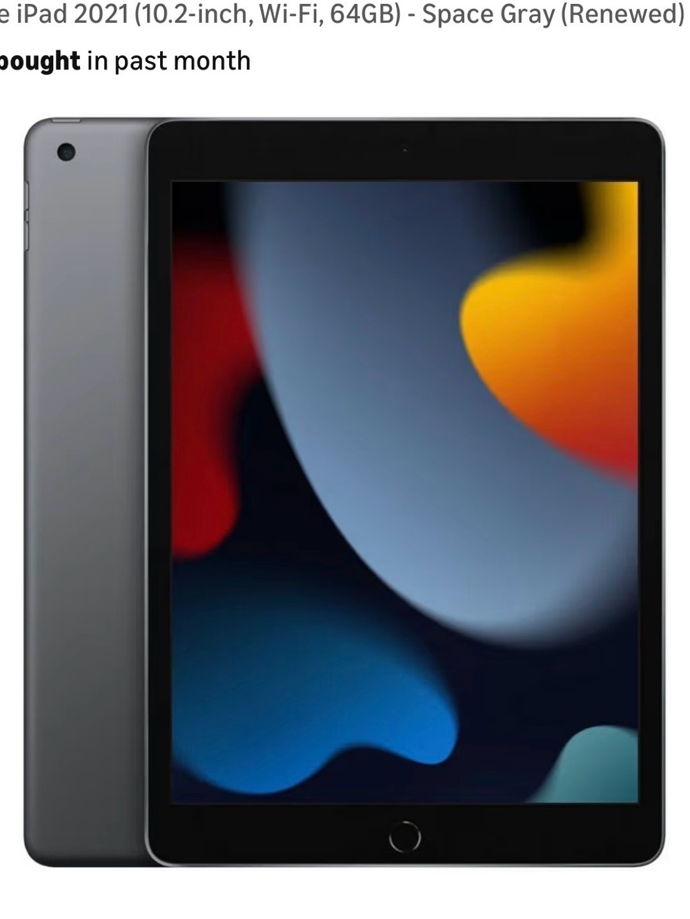 Apple iPad 9th Gen 64 GB in Space Gray WiFi - Picture 5 of 17